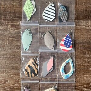 Assorted Teardrop Earrings Set